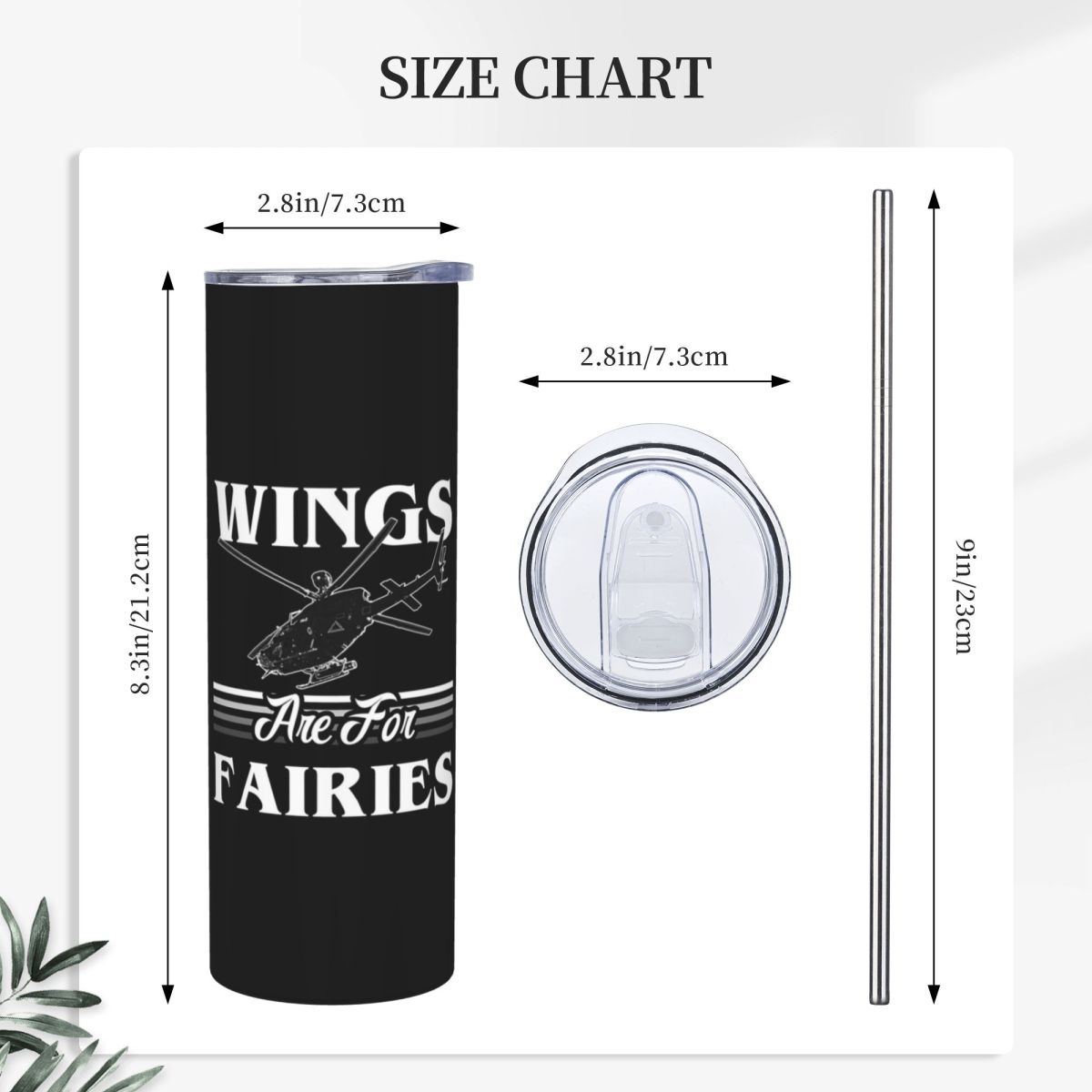 Крылья для феи-пилота вертолет – обзор и цена Tumbler 20Oz White