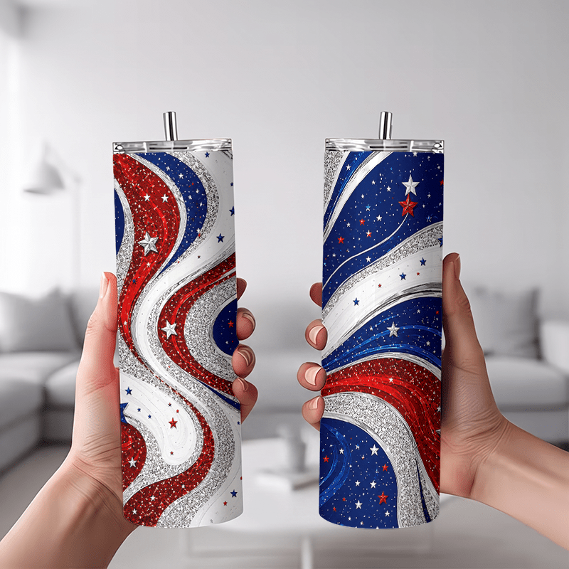 1 шт. 20 унций. Красно-бело-си – обзор и цена Tumbler 20Oz White