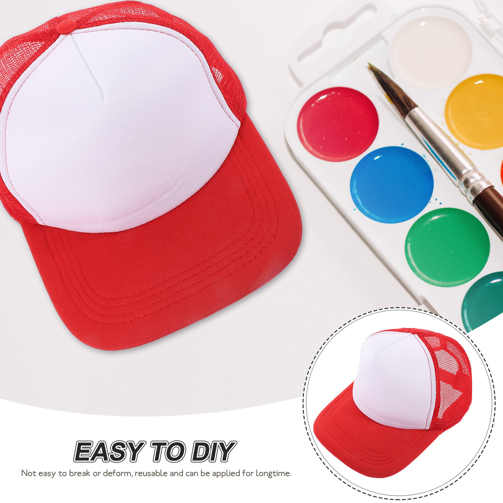 10 шт. пустых сетчатых бейсбол – обзор и цена Hat Sublimation Blank